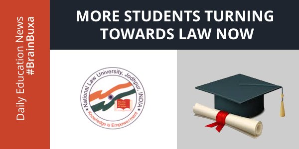 More students turning towards law now